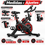 Brus fit Bicicleta Ergométrica Spinning Liftness X11 Cor Preto/vermelho
