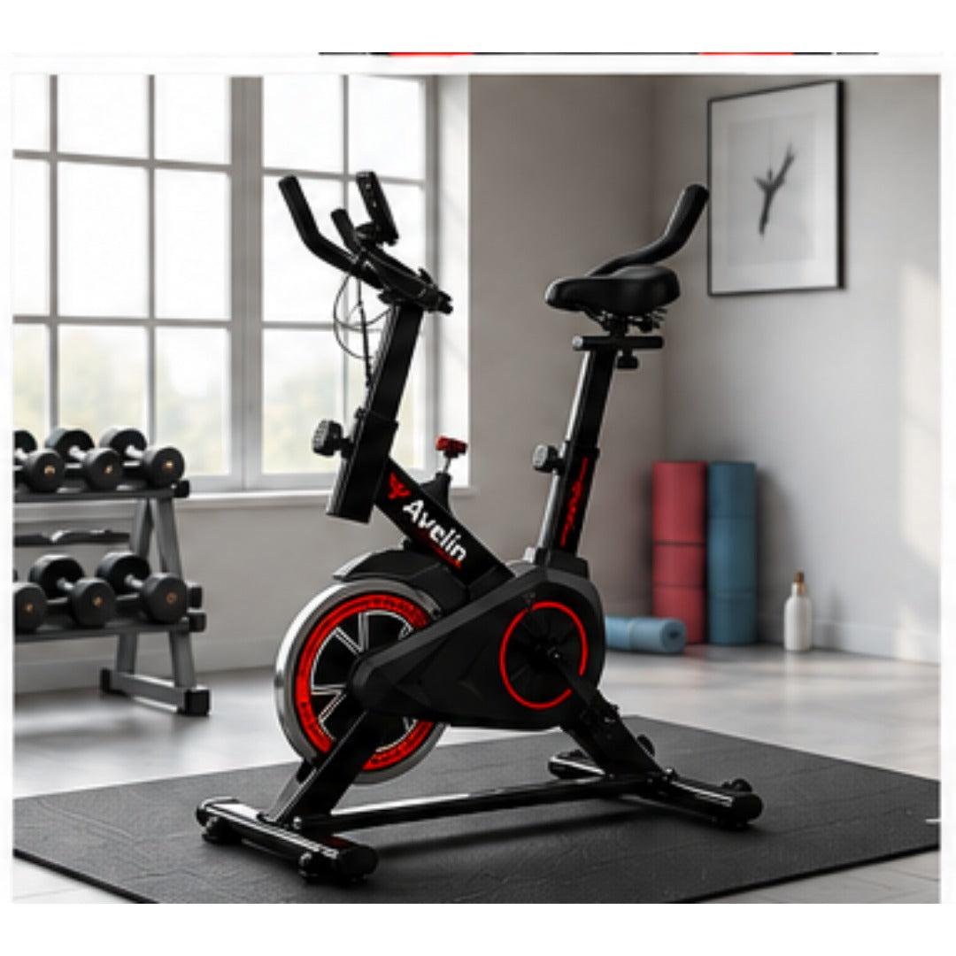 Brus fit Bicicleta Ergométrica Spinning Liftness X11 Cor Preto/vermelho