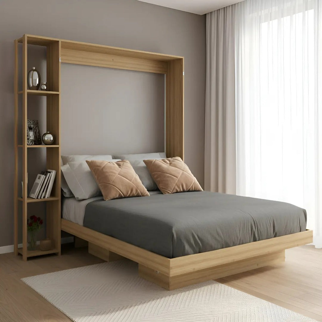 Cama Articulada Casal Vertical 4 Prateleiras 2 Nichos CM8014 - Tecnomobili