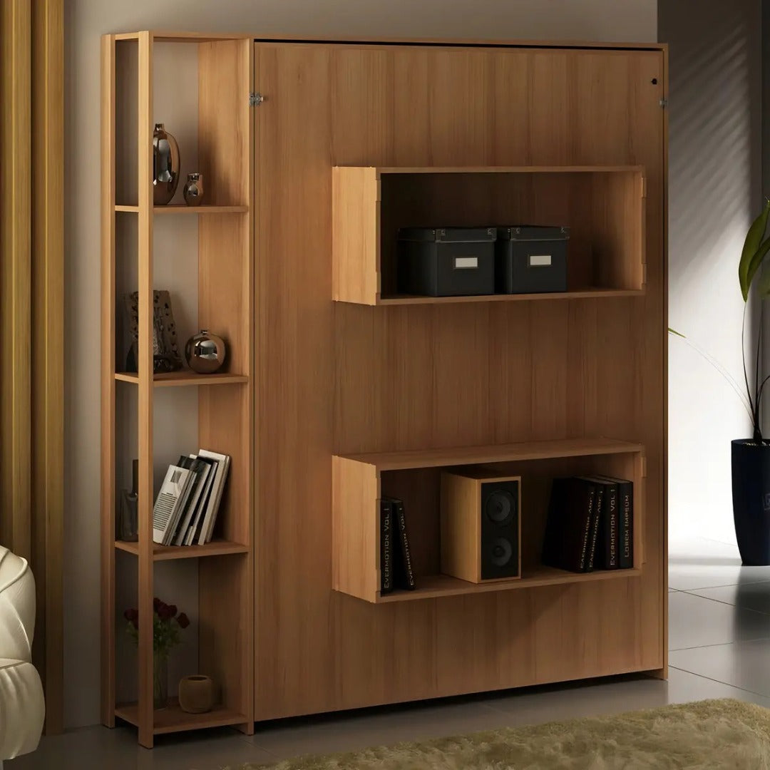 Cama Articulada Casal Vertical 4 Prateleiras 2 Nichos CM8014 - Tecnomobili