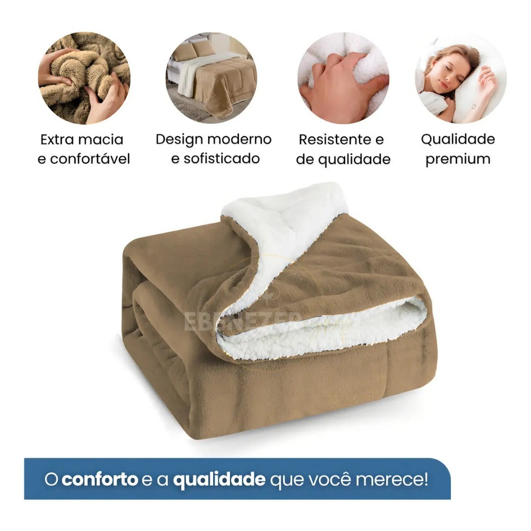 Coberdrom Cobertor Queen 1 Peça Cold 100% Poliéster