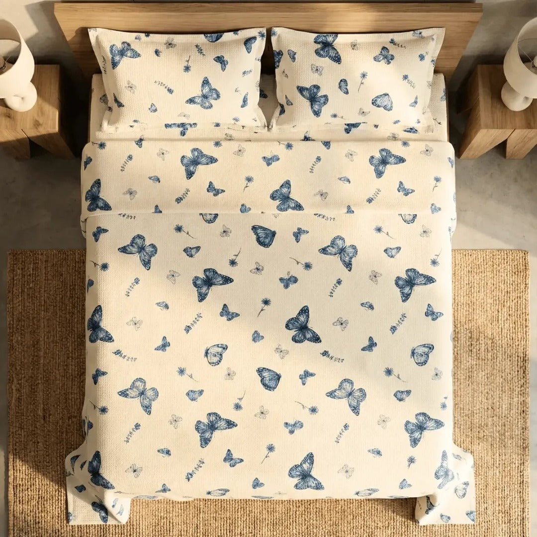 Colcha Cobre Leito Estampado Cama Queen Kit 3 Peças Firenze