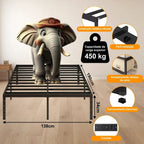 Estrutura Cama Metal Casal Com Tomada,usb+type-c,450kg