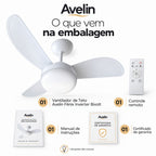 Ventilador De Teto C/ Controle 6 Vel. Fenix Avelin